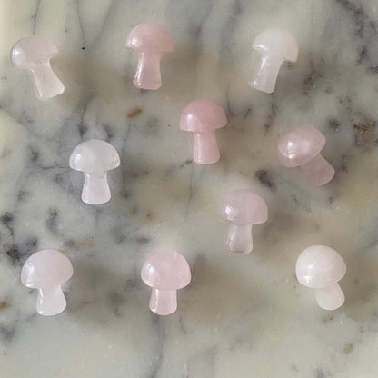 Rose Quartz Mushroom