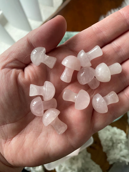 Rose Quartz Mushroom