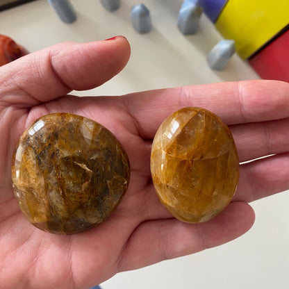 Golden Healer Palmstone