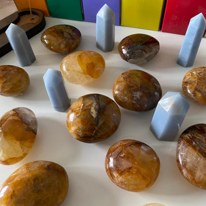 Golden Healer Palmstone