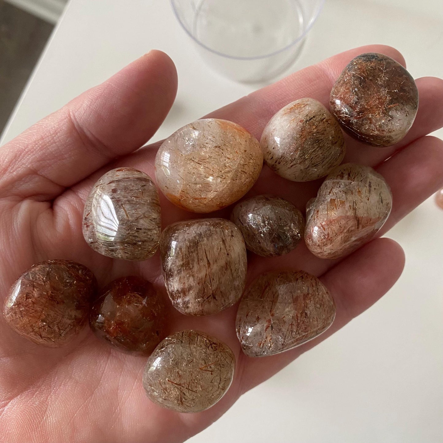 Rutilated Quartz Tumbles