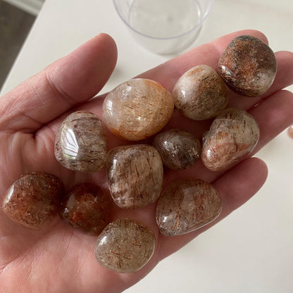 Rutilated Quartz Tumbles