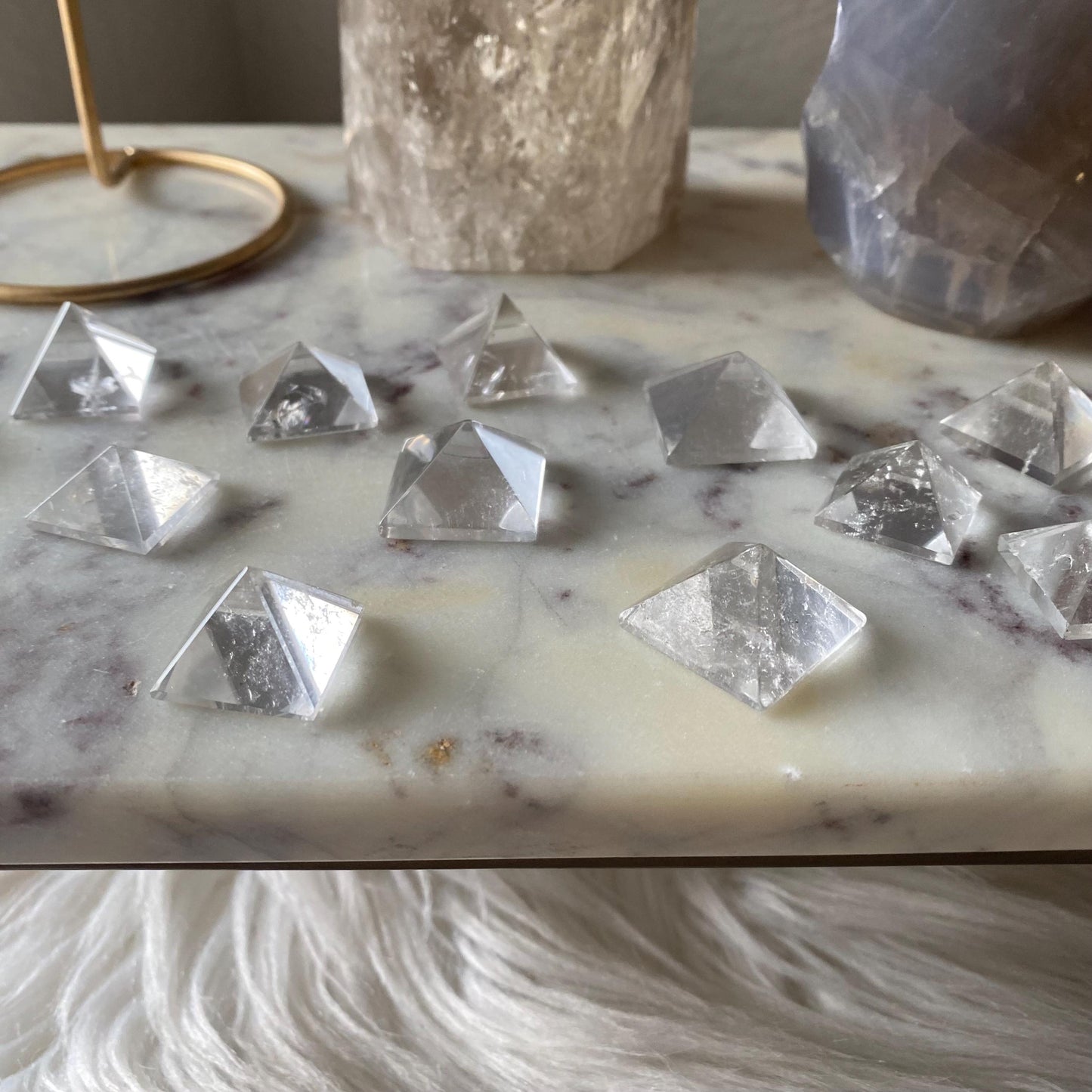 Clear Quartz Pyramid Mini