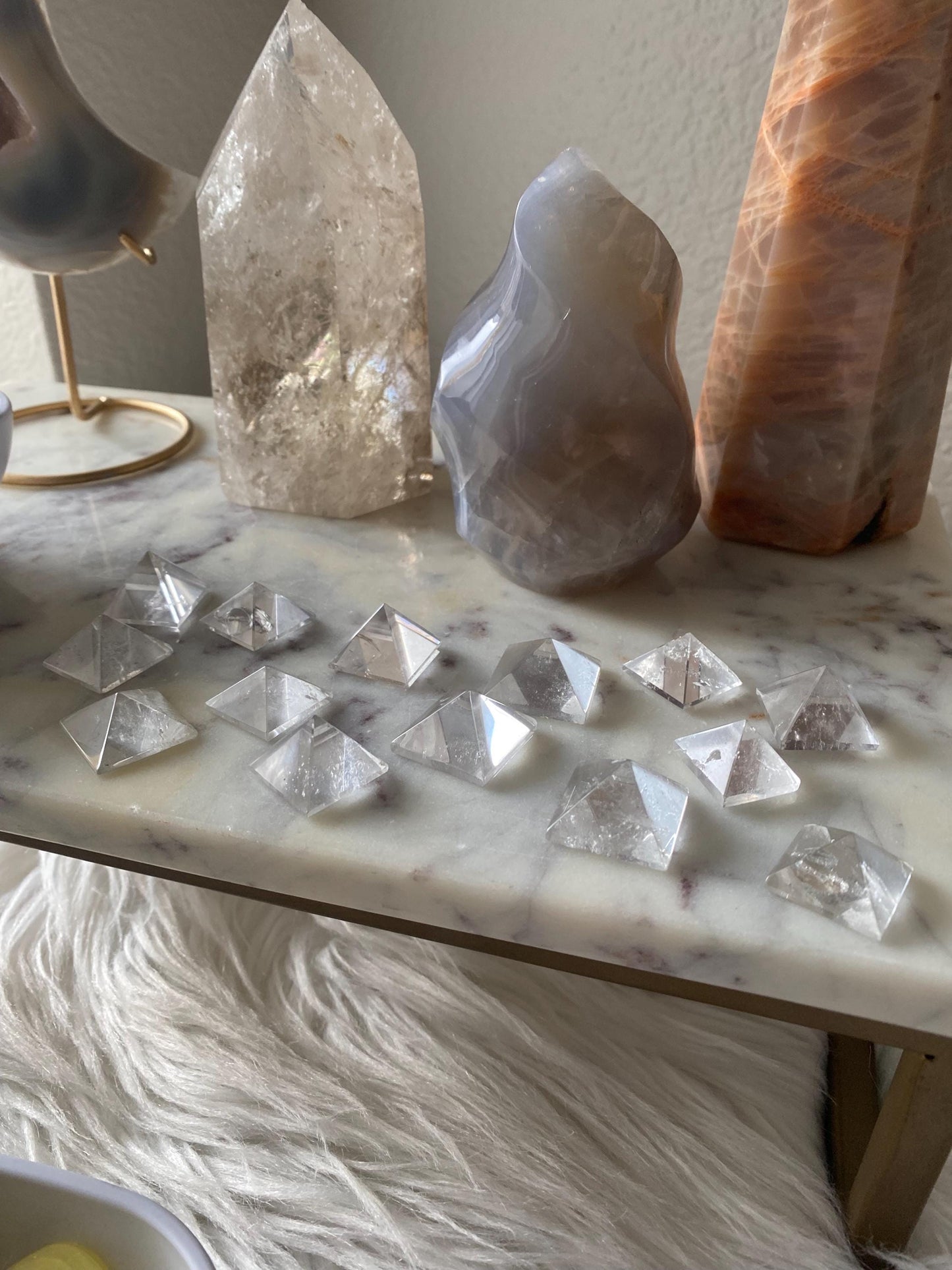 Clear Quartz Pyramid Mini