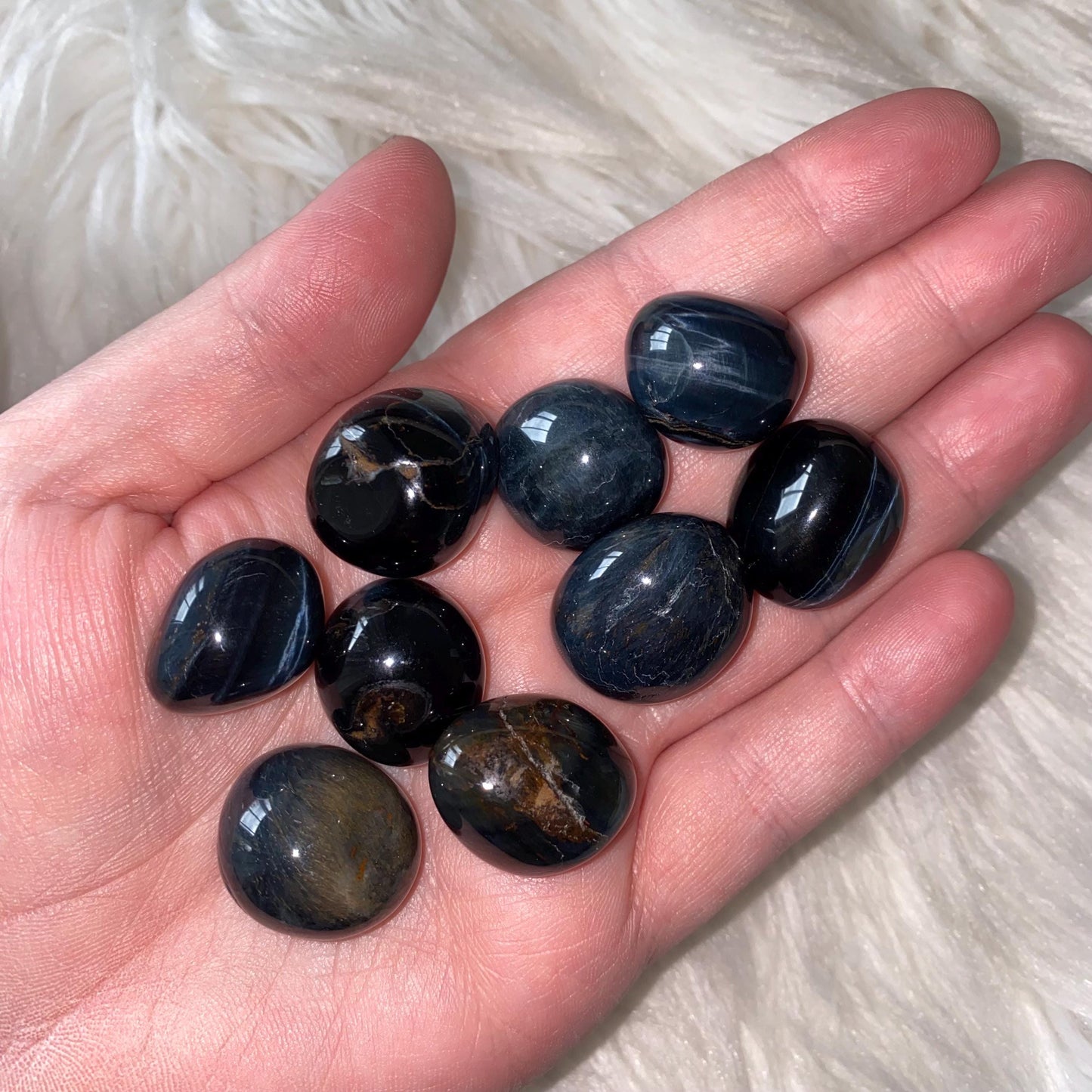 Blue Tiger's Eye Tumble