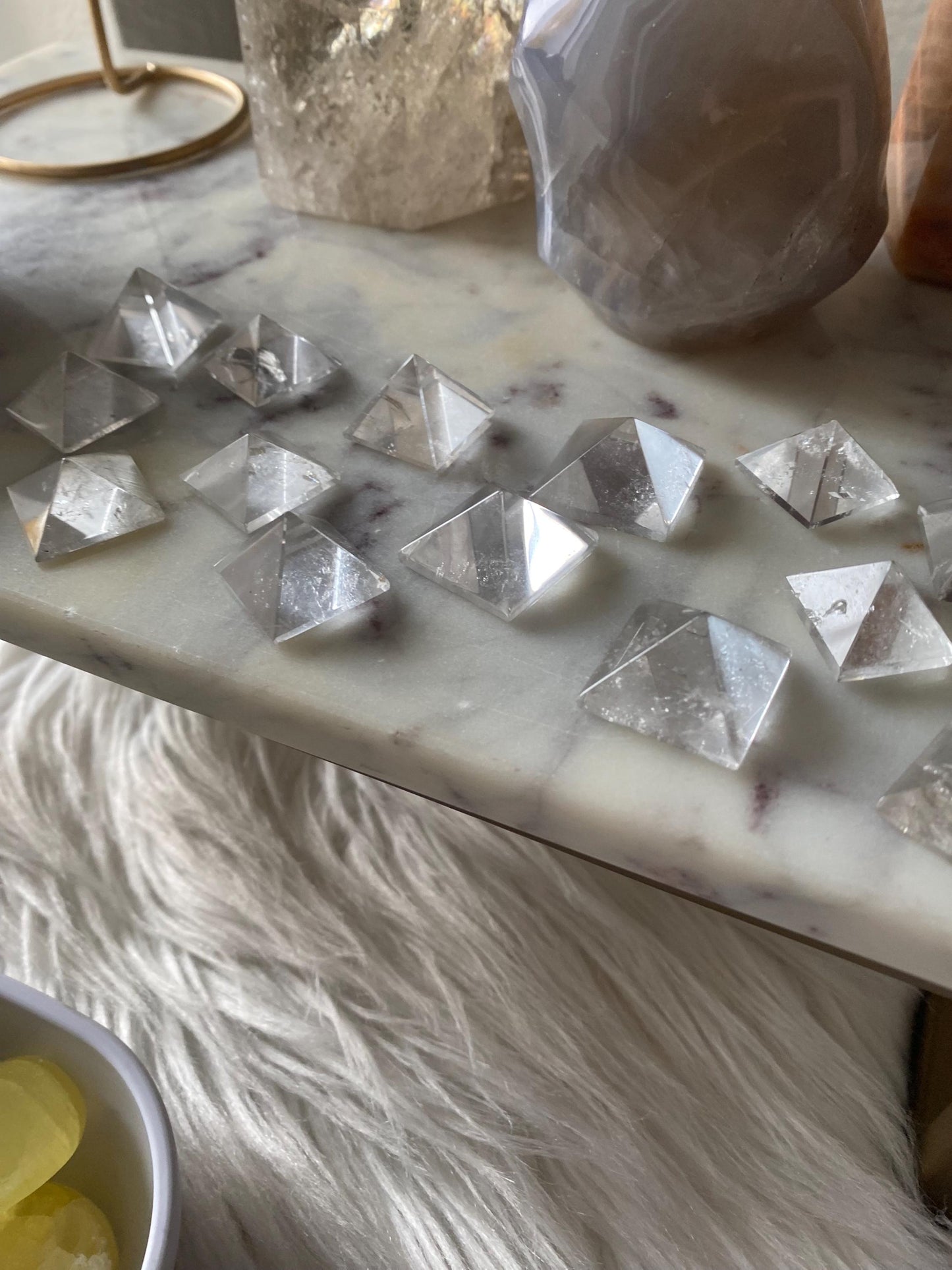 Clear Quartz Pyramid Mini