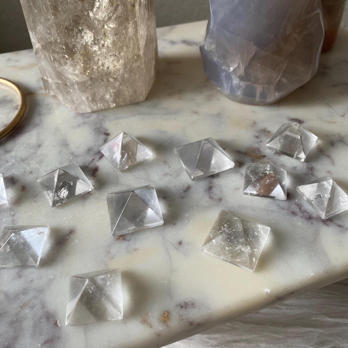 Clear Quartz Pyramid Mini