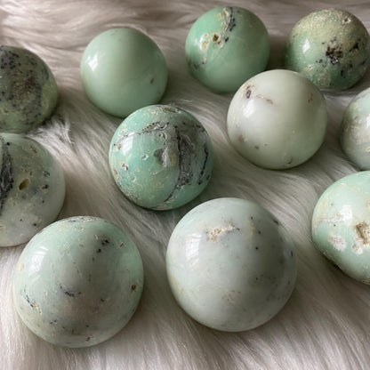 Chrysoprase Crystal Sphere