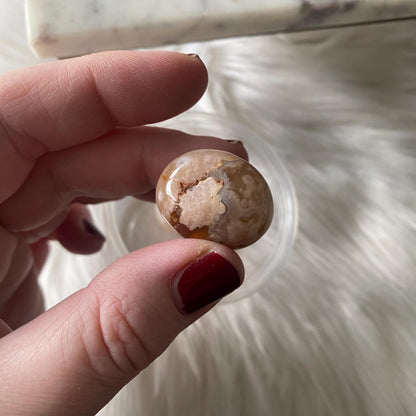 Flower Agate Tumbled Crystal