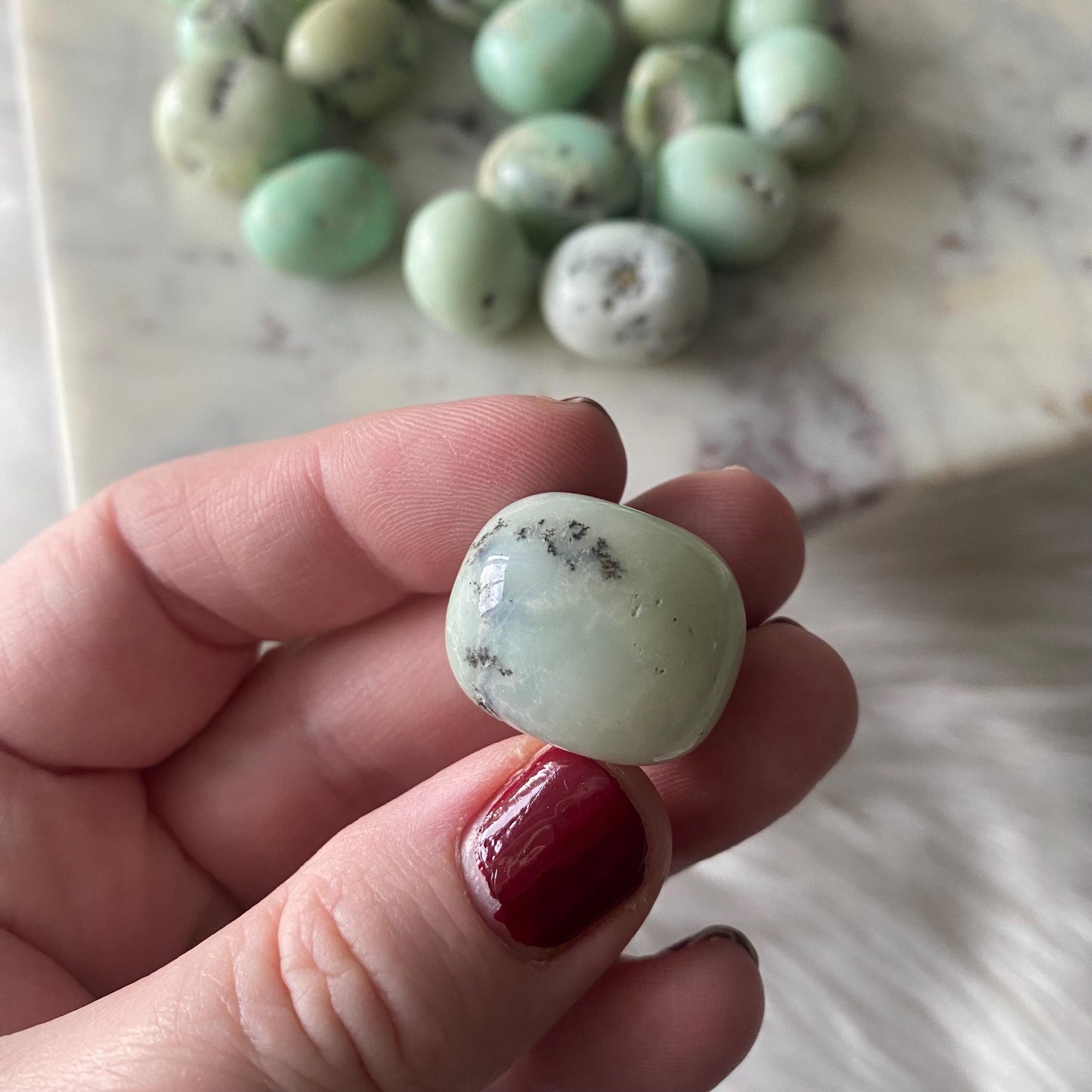 Chrysoprase Tumbled Stone
