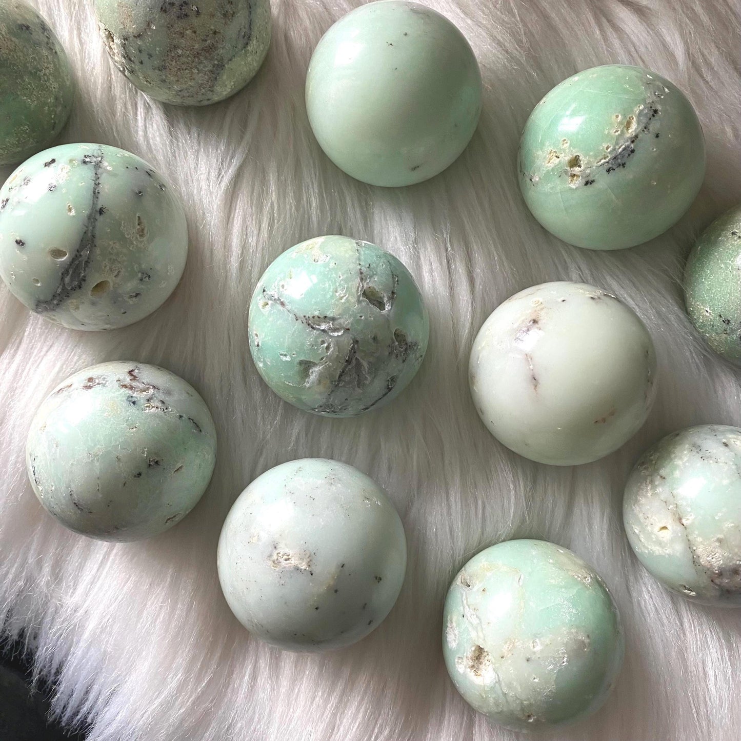 Chrysoprase Crystal Sphere
