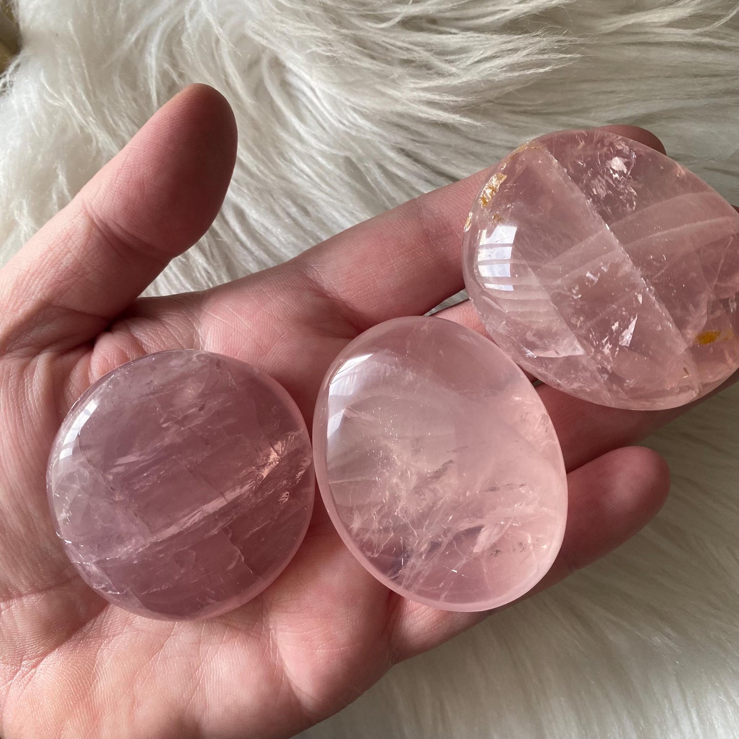 Rose Quartz Palmstone