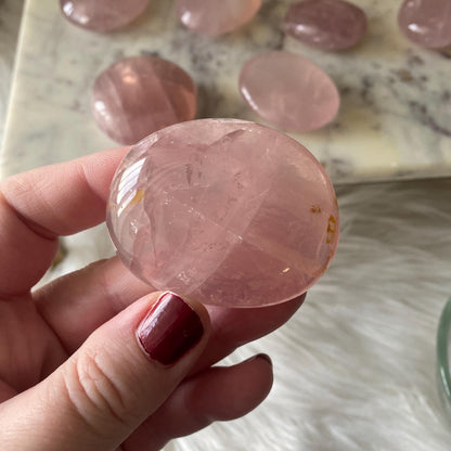 Rose Quartz Palmstone