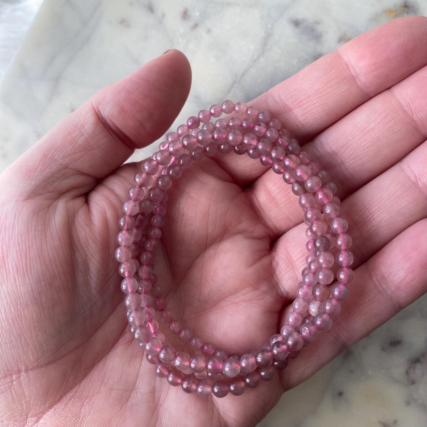Rose Quartz Crystal Bracelet