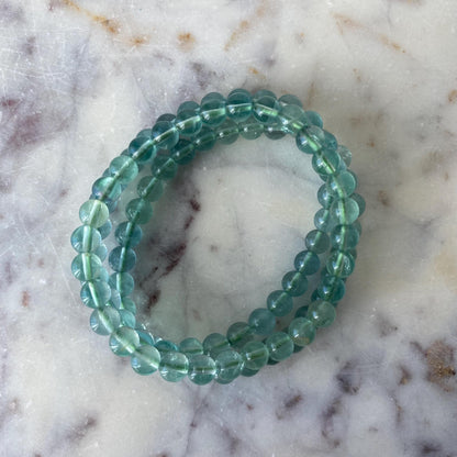 Green Fluorite Crystal Bracelet