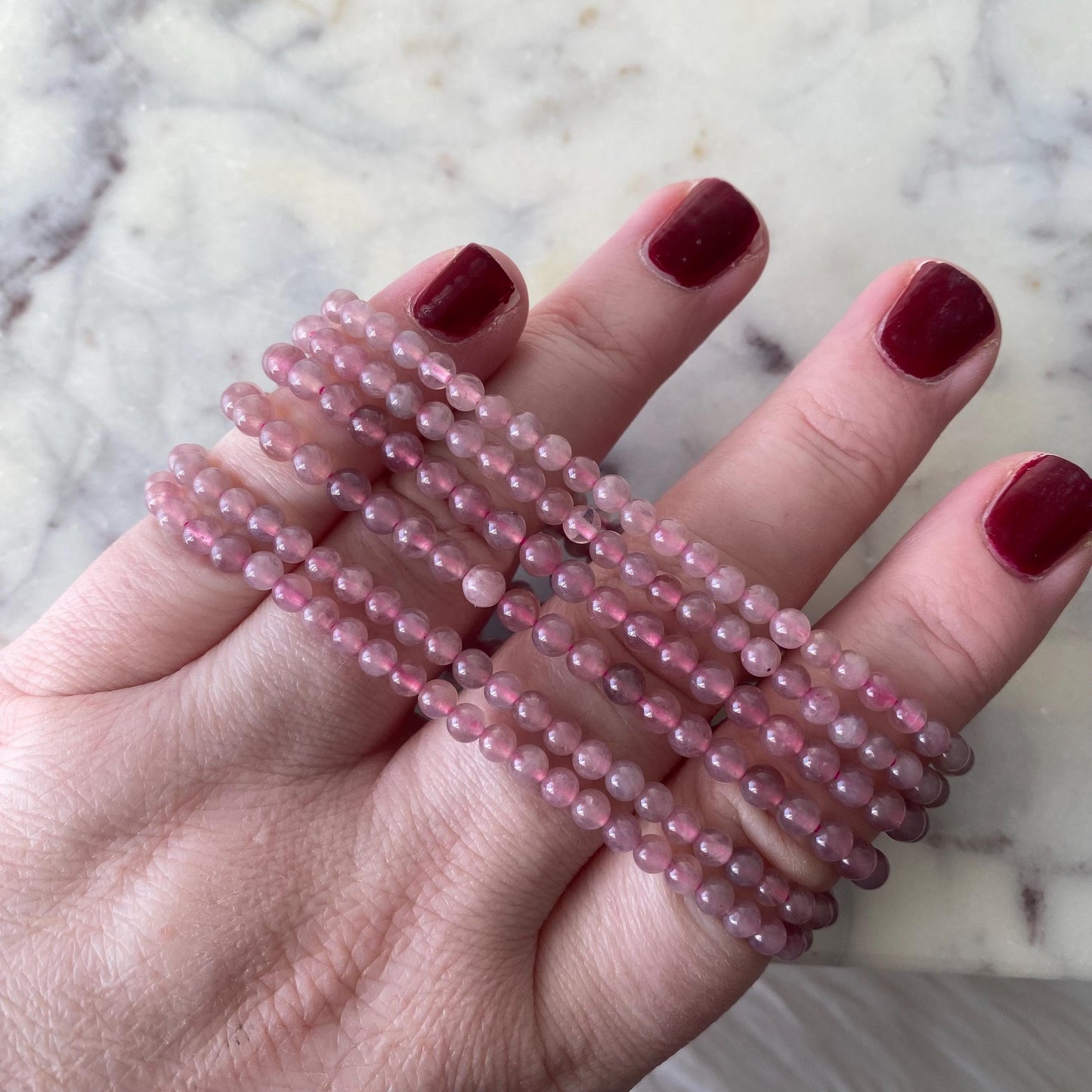 Rose Quartz Crystal Bracelet