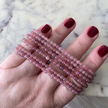 Rose Quartz Crystal Bracelet