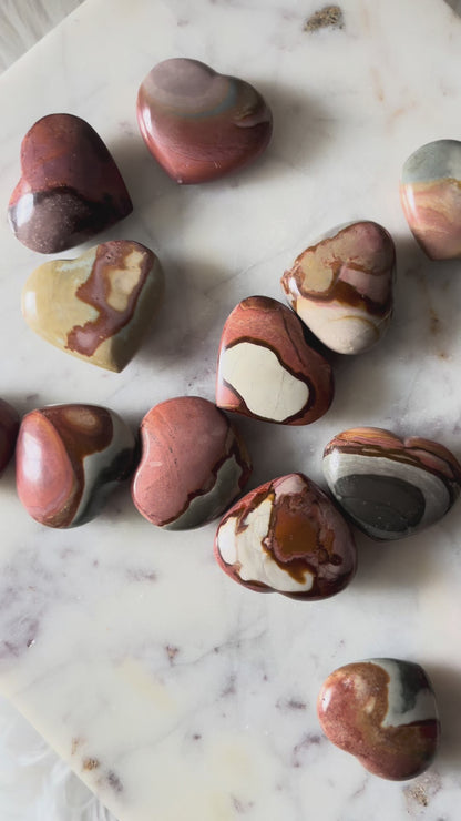 Polychrome Jasper Heart