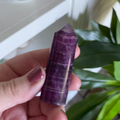 Purple Fluorite Tower