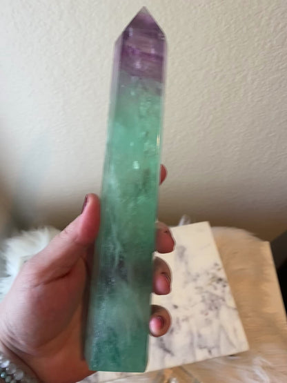 Rainbow Fluorite Tower