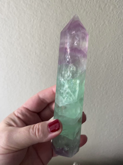Rainbow Fluorite Tower