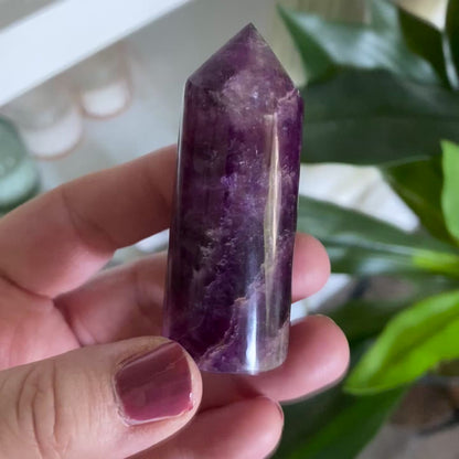 Purple Fluorite Tower