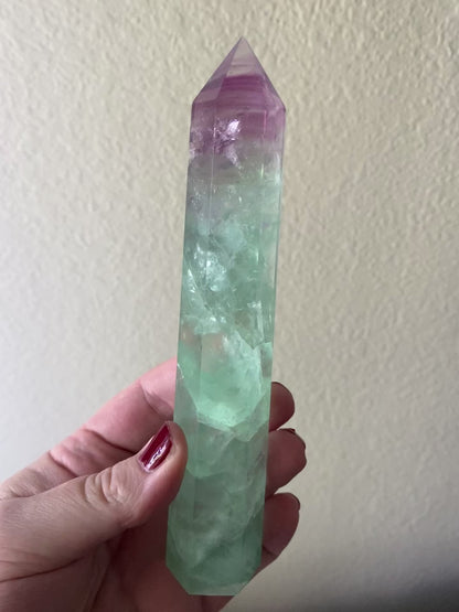 Rainbow Fluorite Tower