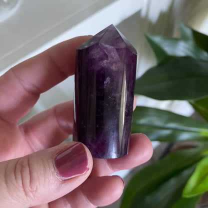 Purple Fluorite Tower