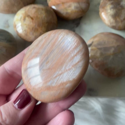 Peach Moonstone Palmstone