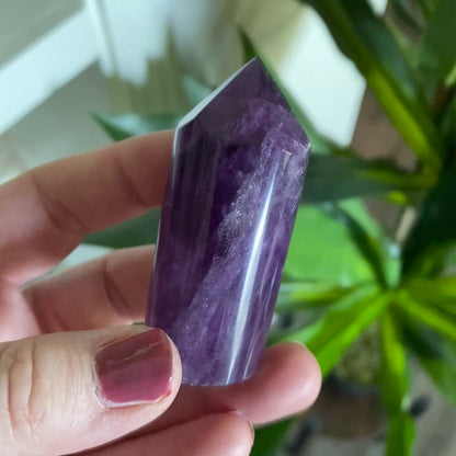 Purple Fluorite Tower