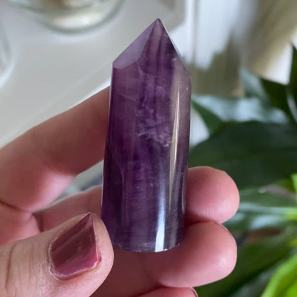 Purple Fluorite Tower