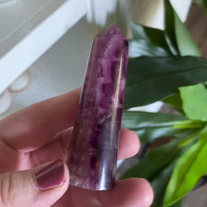 Purple Fluorite Tower