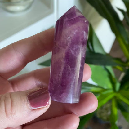 Purple Fluorite Tower